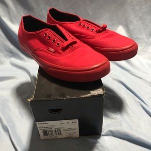 All red vans